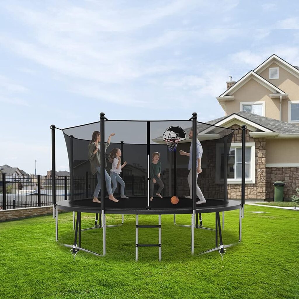 CITYLE 1500LBS Trampoline for Adults/Kids