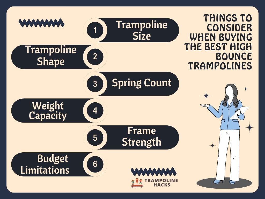 Things to Consider When Buying the Best High Bounce Trampolines