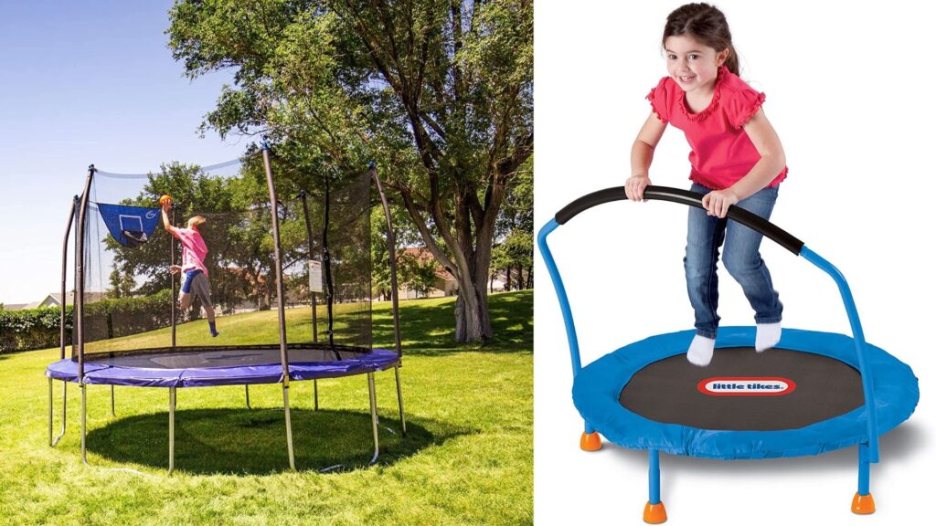 Trampoline Sizes for Toddlers and Younger Kids