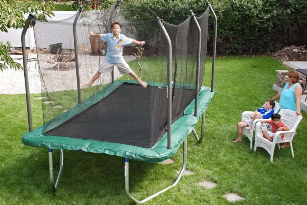 Happy Rectangle Trampoline