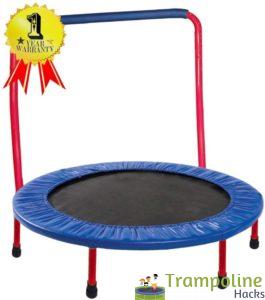 Toddler Trampoline with Handlebar