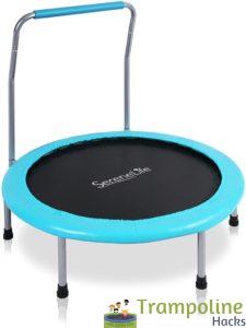 Toddler Trampoline with Handlebar