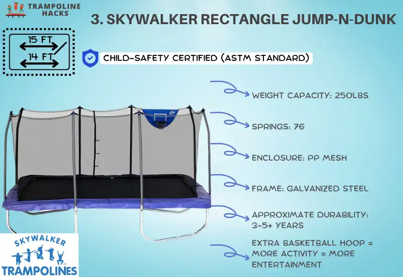 Skywalker Rectangle Jump-N-Dunk