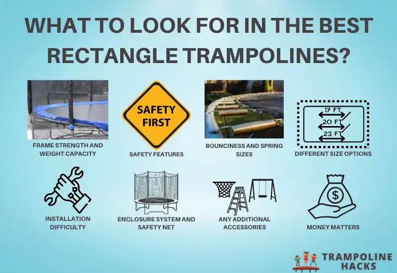 What to look for in the best rectangle trampolines