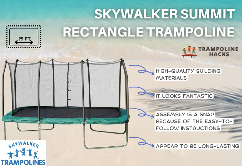 Summit Rectangle Trampoline