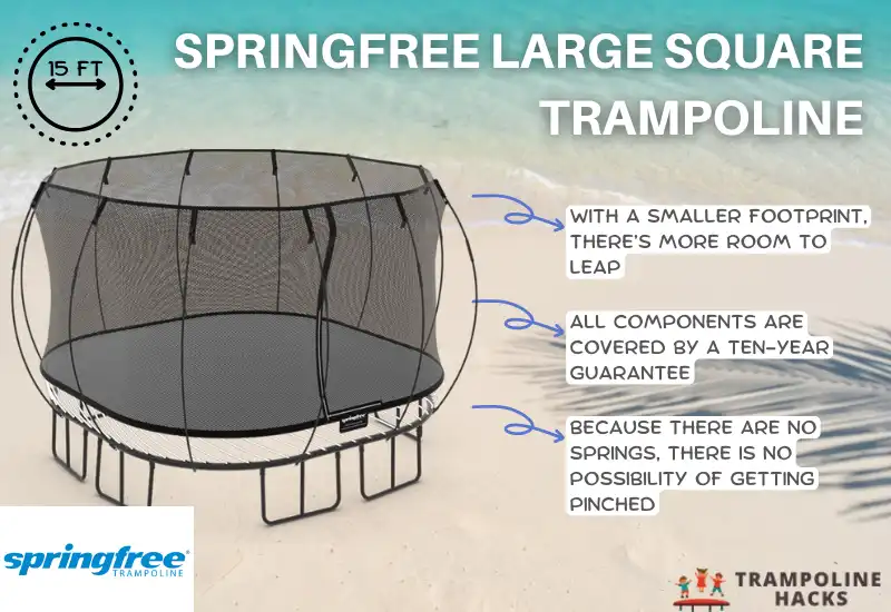 Springfree Large Square Trampoline