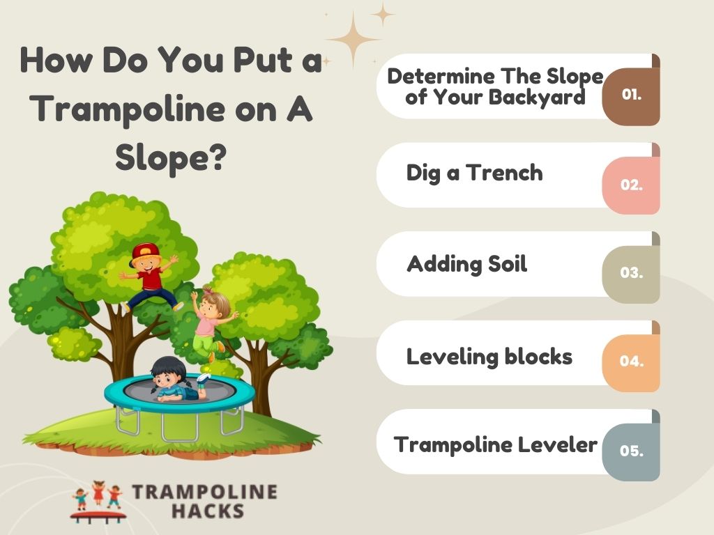 How Do You Put a Trampoline on A Slope?