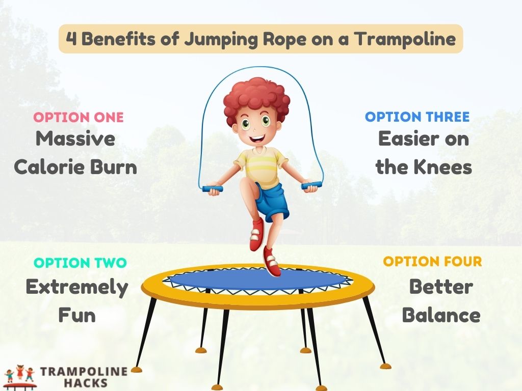 4 Benefits of Jumping Rope on a Trampoline