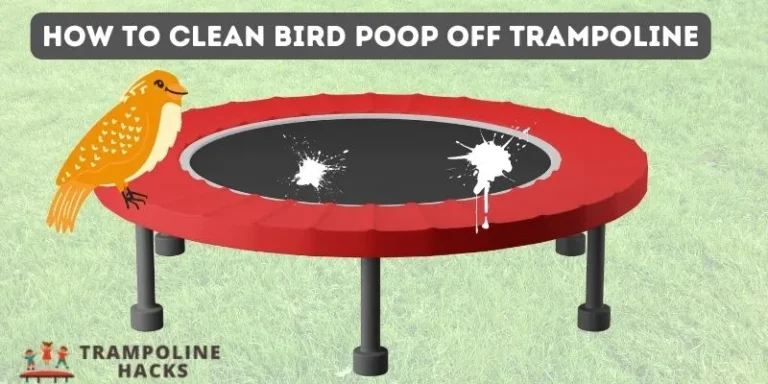 How to Clean Bird Poop Off Trampoline