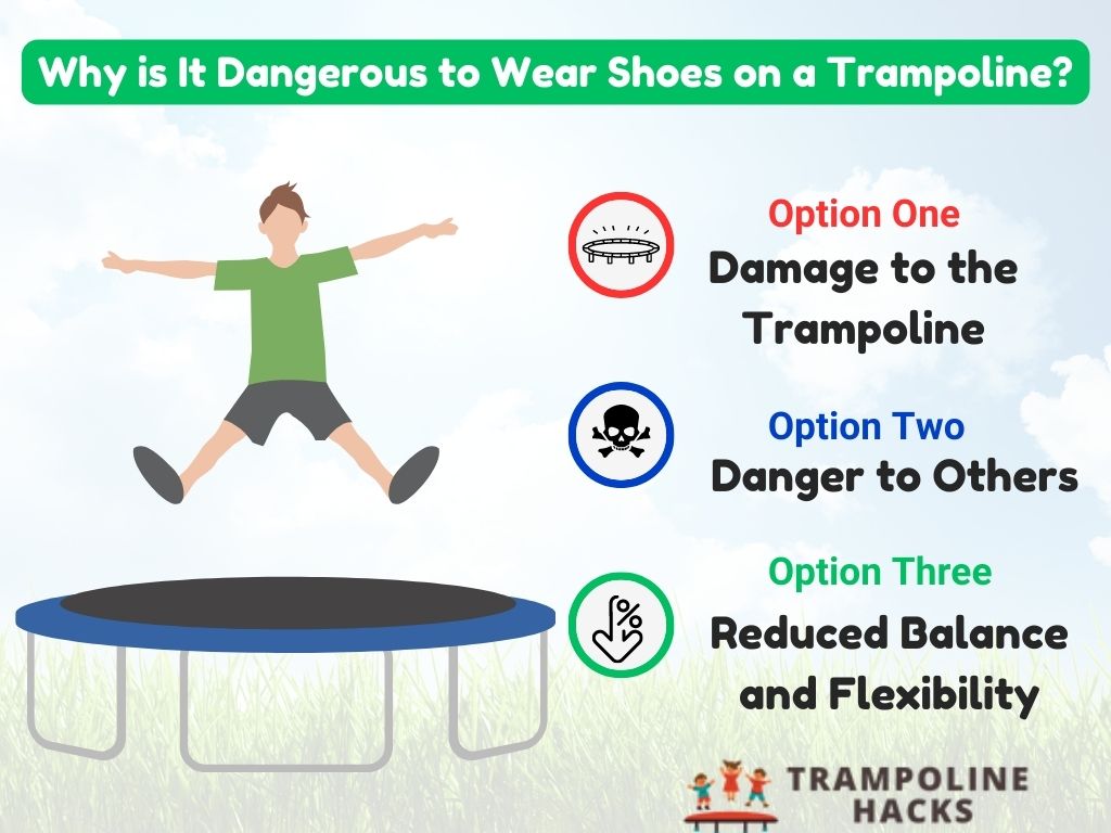 Why is It Dangerous to Wear Shoes on a Trampoline