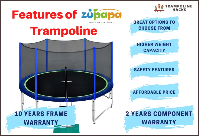 Features of Zupapa Trampoline