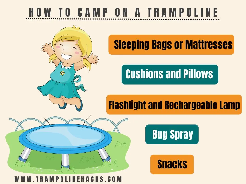 How to Camp on a Trampoline