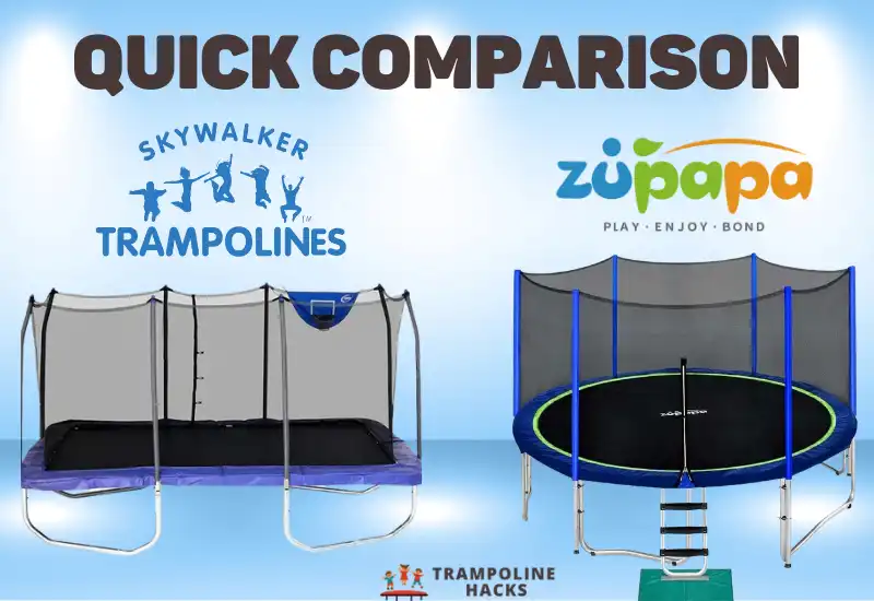 Zupapa vs. Skywalker Trampoline [Quick Comparison]