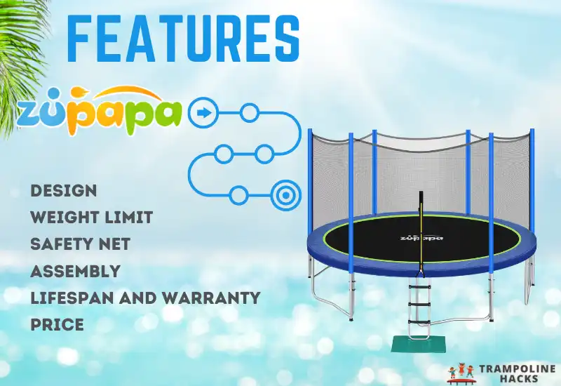 Features of Zupapa Trampoline