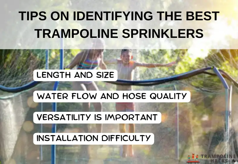 Best Trampoline Sprinklers