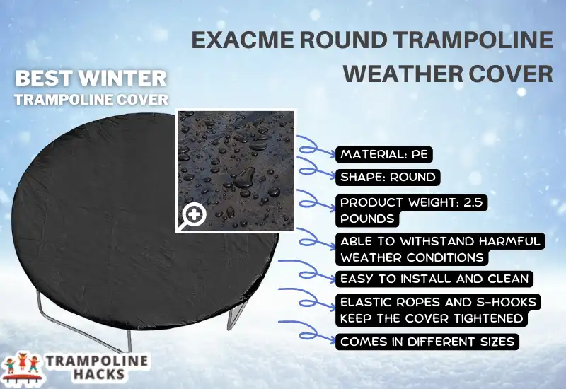 Exacme Round Trampoline Weather Cover