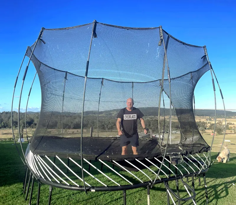 jason on the trampoline