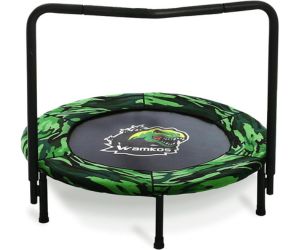 36-Inch Dinosaur Mini Trampoline for Kids with Handle