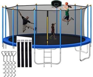 CITYLE 1500LBS Trampoline for Adults/Kids