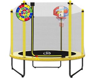 LANGXUN 5 FT Trampoline for Kids