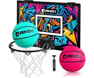 Trampoline Basketball Hoop with Mini Basketball